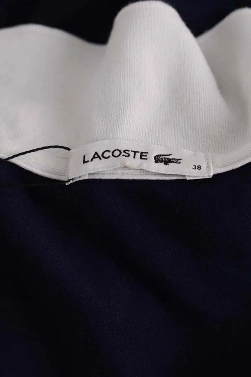 Polo Lacoste Marine en Coton