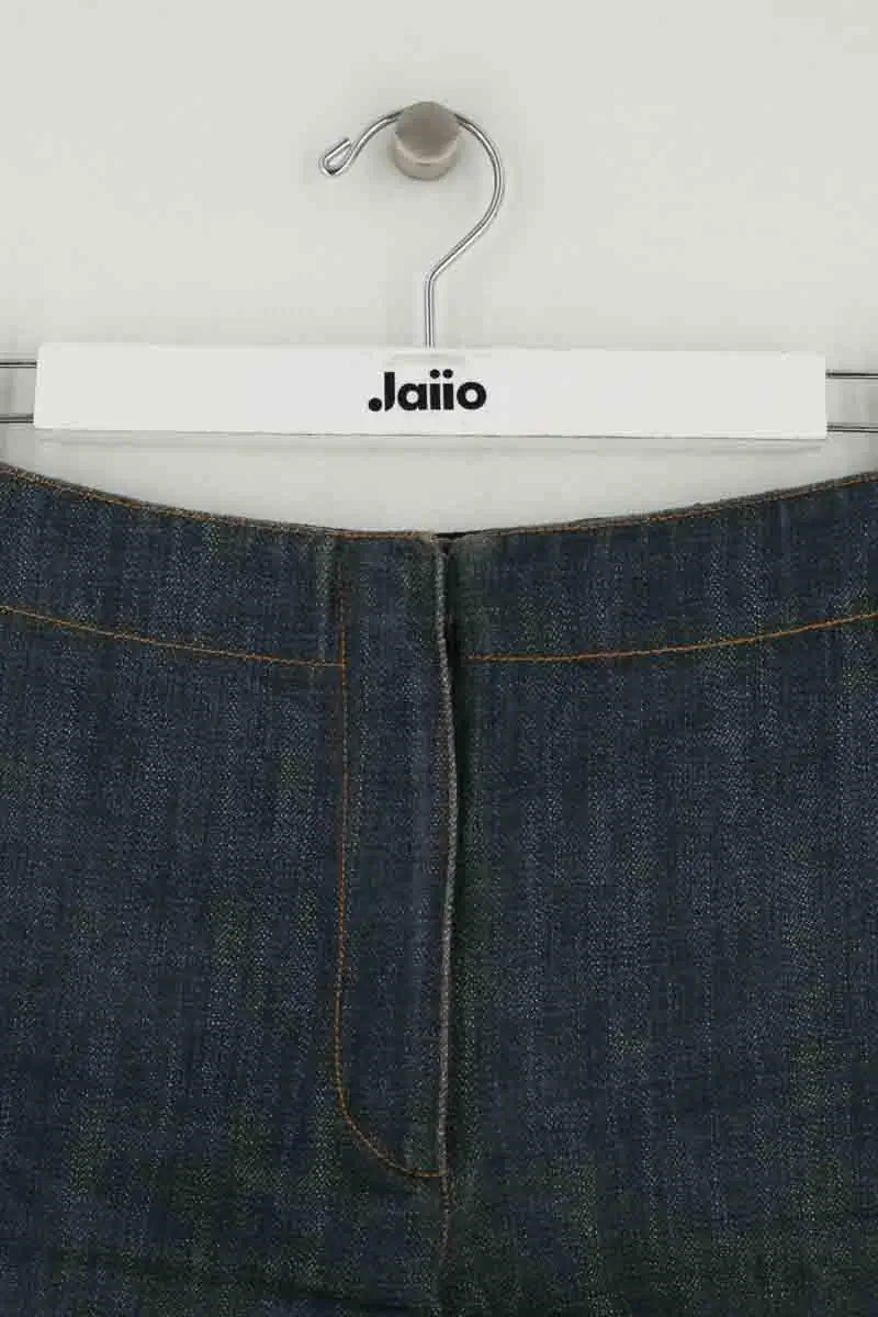 Mini short Alaïa Bleu en Coton