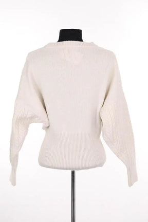 Pull Tara Jarmon Blanc en Laine