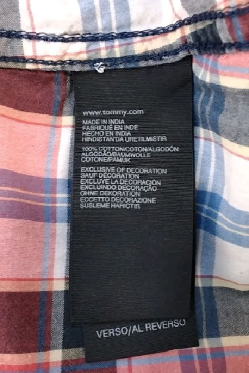Chemise Tommy Hilfiger  Rouge