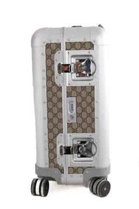 Valise à roulettes Gucci Porter Beige en Métal
