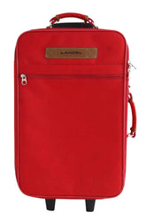 Valise Lancel Rouge en Tissu - Seconde Main