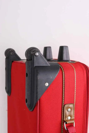 Valise Lancel Rouge en Tissu