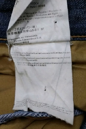 Jean droit Hugo Boss  Bleu