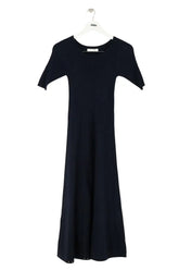 Robe Sandro Marine en Coton, taille S - Seconde Main