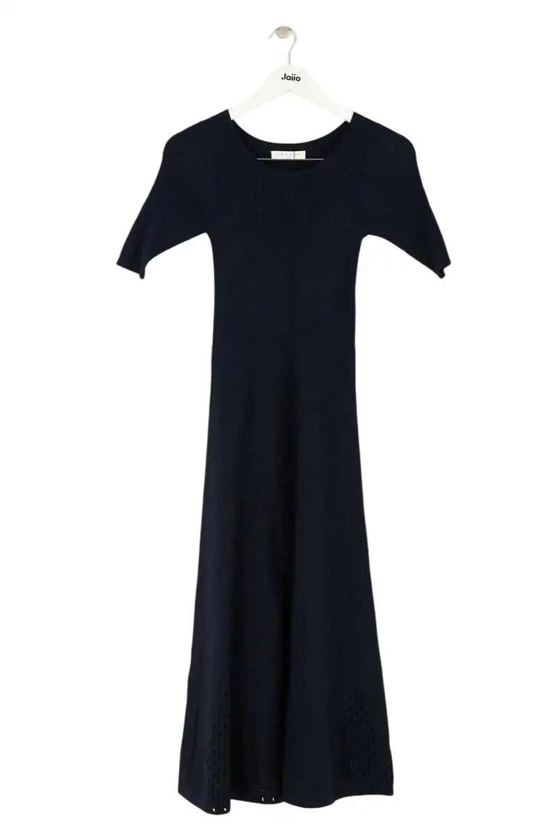 Robe Sandro Marine en Coton, taille S - Seconde Main