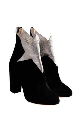Boots Charlotte Olympia Noir en Velours