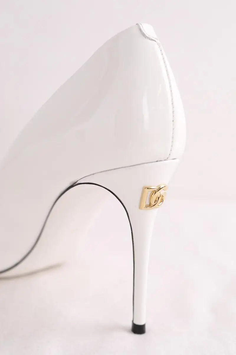Talons Dolce & Gabbana Blanc en Cuir