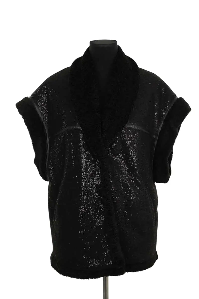 Veste 8PM Noir en Polyester, taille XS - Seconde Main