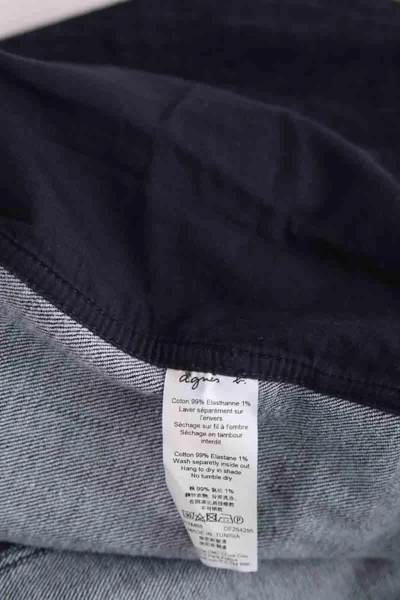 Veste Agnès B. Marine en Coton