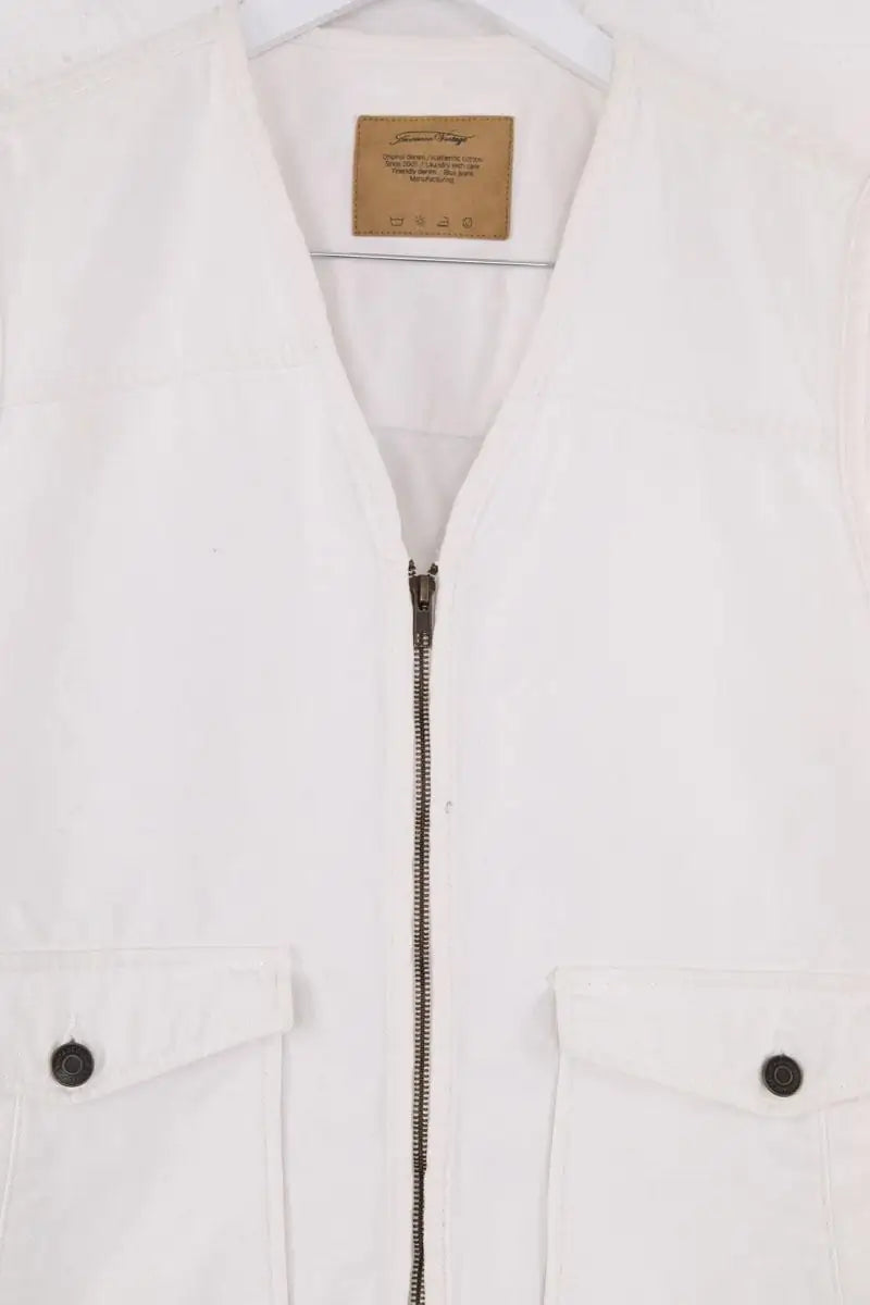 Veste American Vintage Blanc en Coton