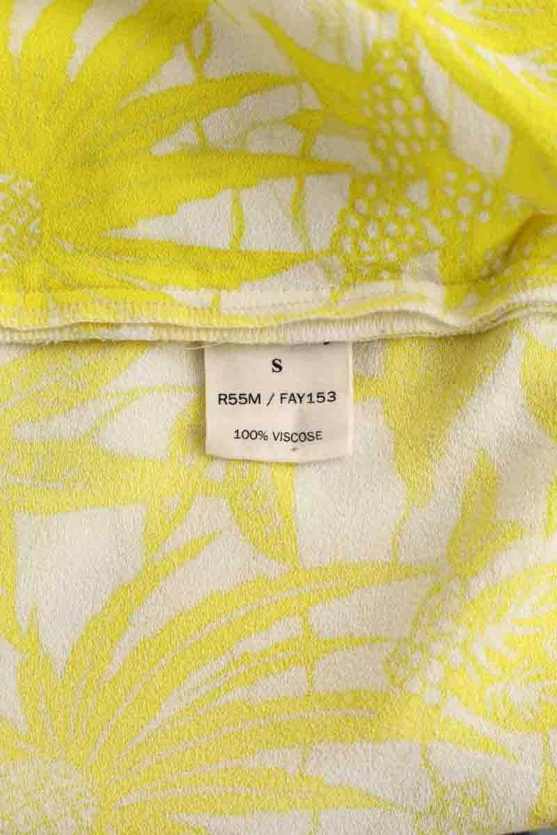 Veste American Vintage Jaune en Viscose