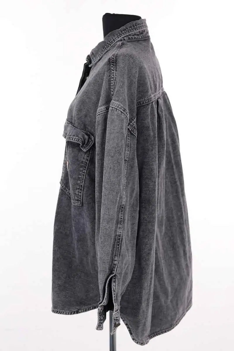 Veste American Vintage Noir en Coton