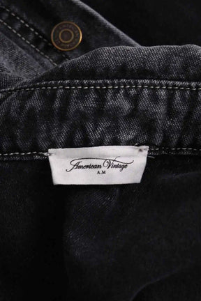 Veste American Vintage Noir en Coton