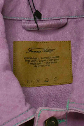 Veste American Vintage Violet en Coton