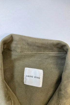 Veste Anine Bing Kaki en Coton