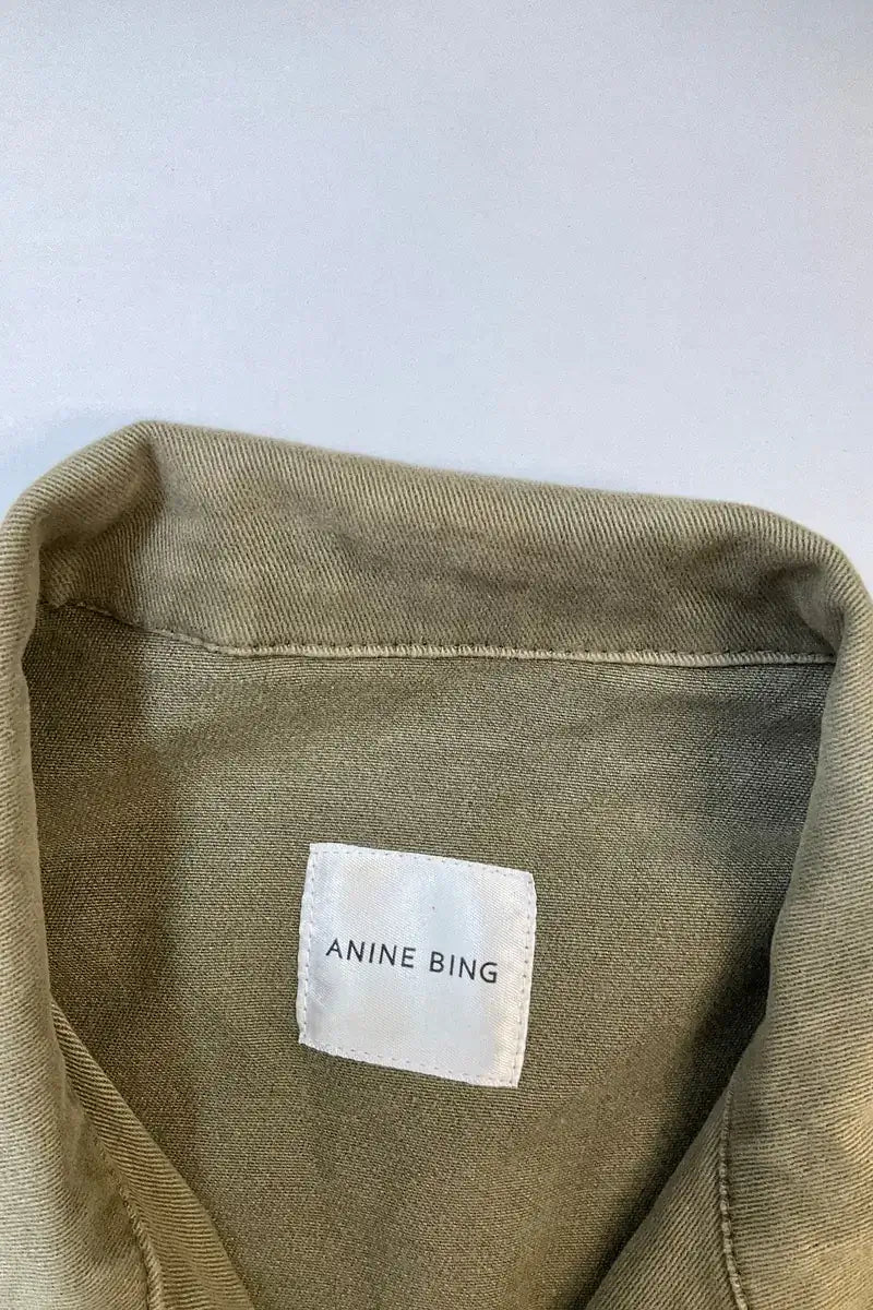 Veste Anine Bing Kaki en Coton