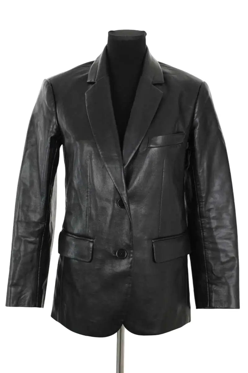 Veste Anine Bing Noir en Polyester, taille XXS - Seconde Main