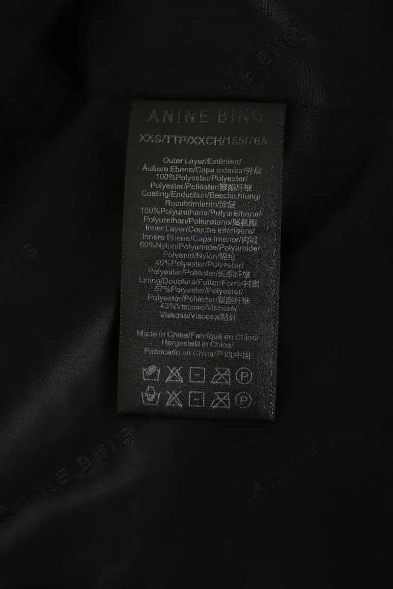 Veste Anine Bing Noir en Polyester