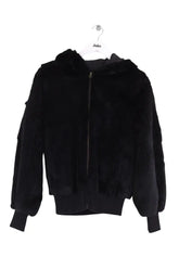 Veste Antik Batik Noir en Fourrure, taille S - Seconde Main