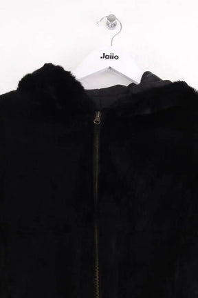 Veste Antik Batik Noir en Fourrure