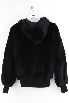 Veste Antik Batik Noir en Fourrure
