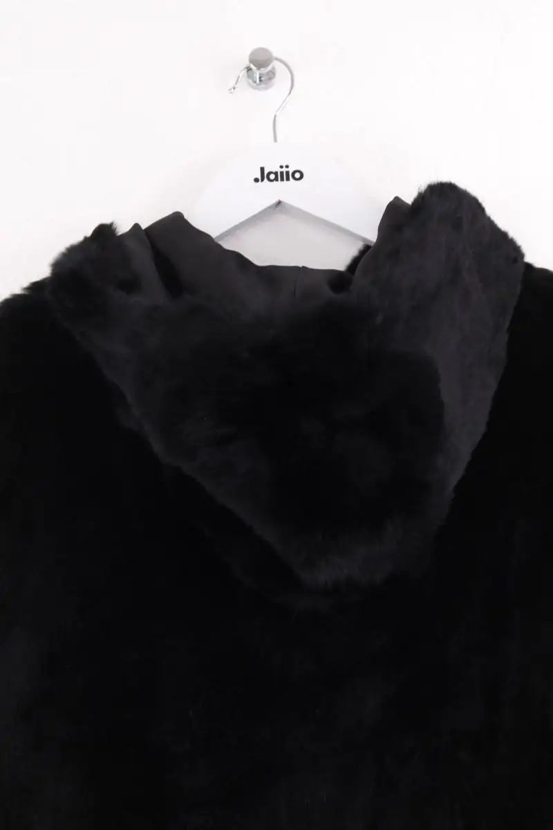 Veste Antik Batik Noir en Fourrure