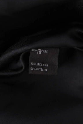 Veste Antik Batik Noir en Fourrure