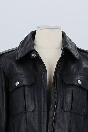 Veste APC Noir en Cuir