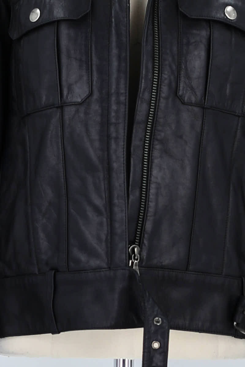 Veste APC Noir en Cuir