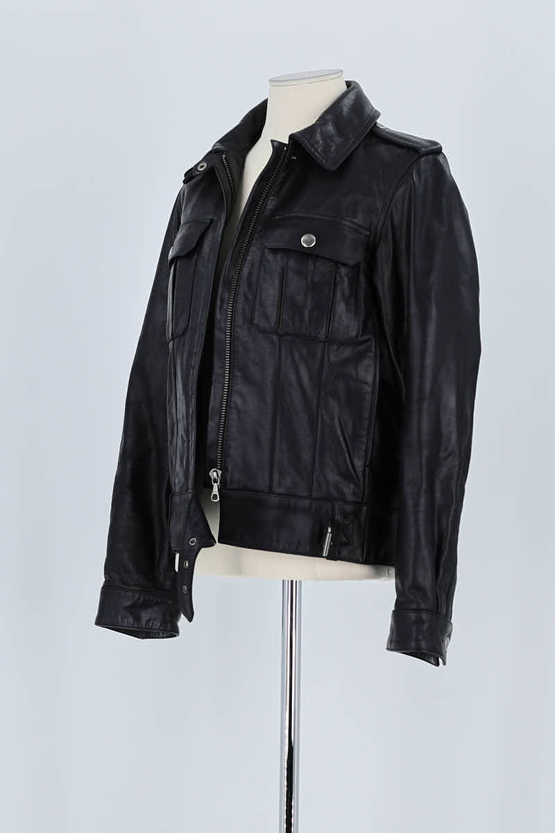 Veste APC Noir en Cuir