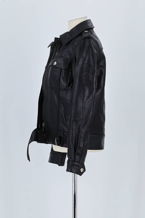 Veste APC Noir en Cuir