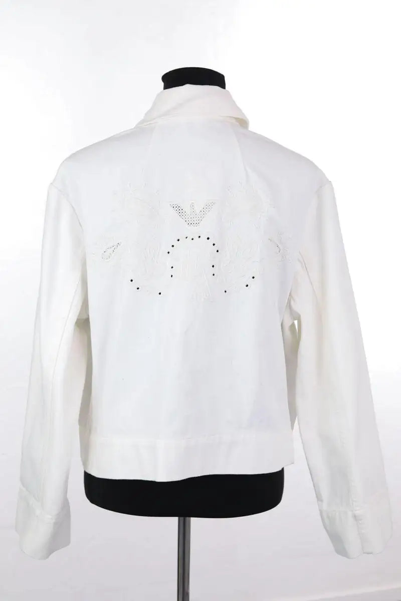 Veste Armani Blanc en Coton
