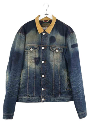 Veste Armani Bleu en Coton, taille XXL - Seconde Main
