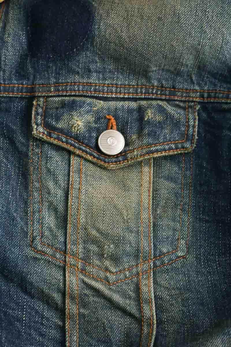 Veste Armani Bleu en Coton