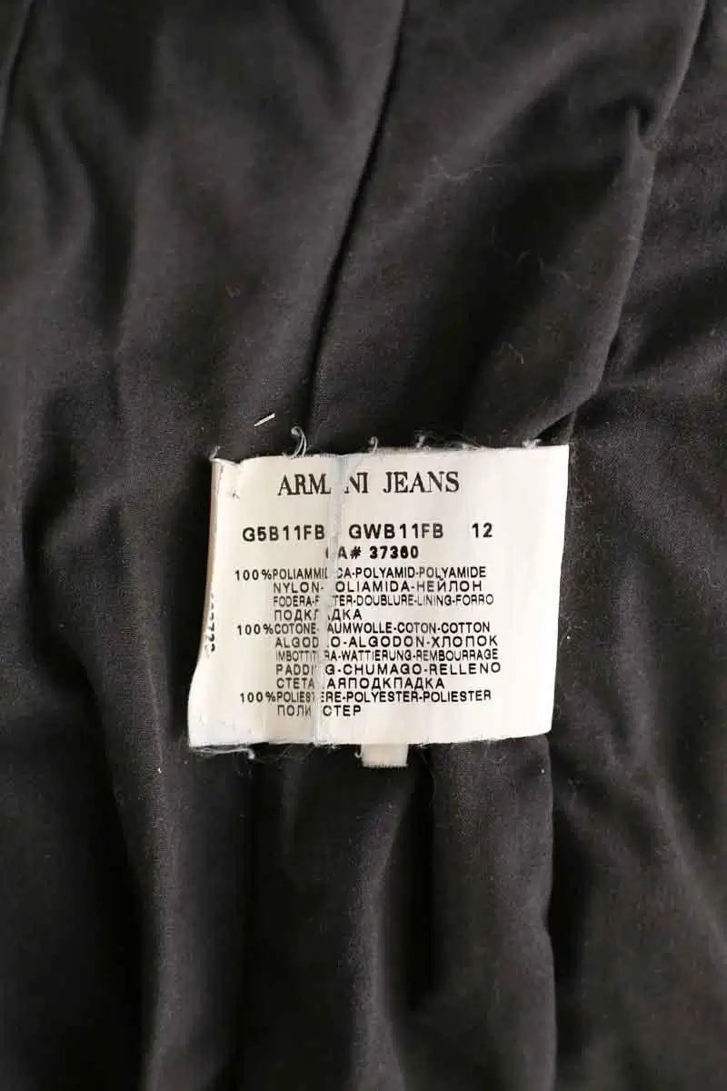 Veste Armani Noir en Polyamide
