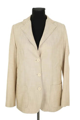 Veste Attic And Barn Ecru en Viscose, taille M - Seconde Main