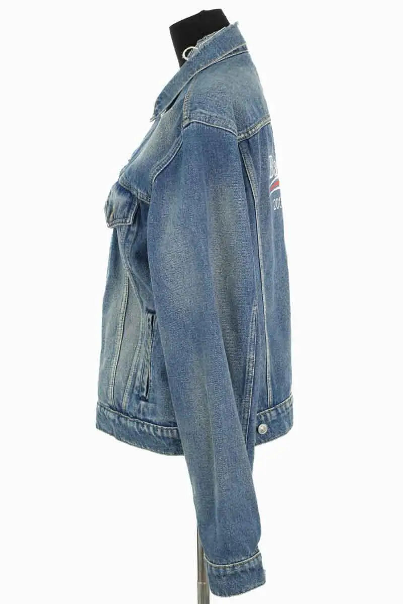 Veste Balenciaga Bleu en Coton