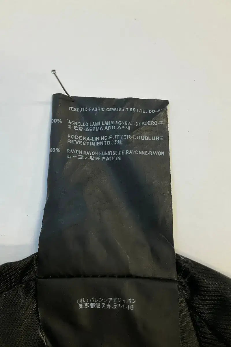 Veste Balenciaga Noir en Cuir