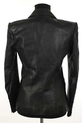 Veste Balmain Noir en Cuir