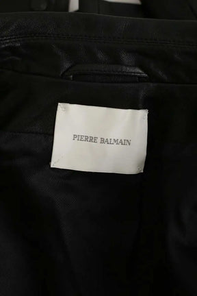 Veste Balmain Noir en Cuir