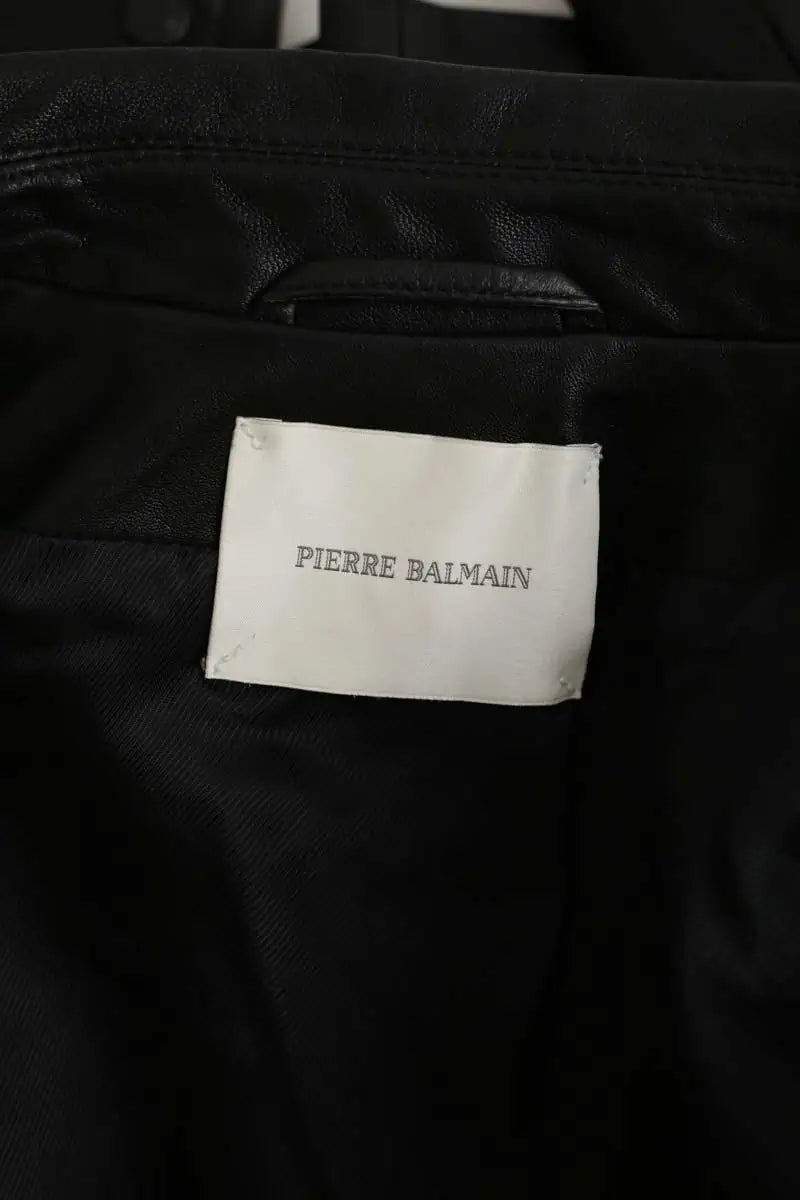 Veste Balmain Noir en Cuir