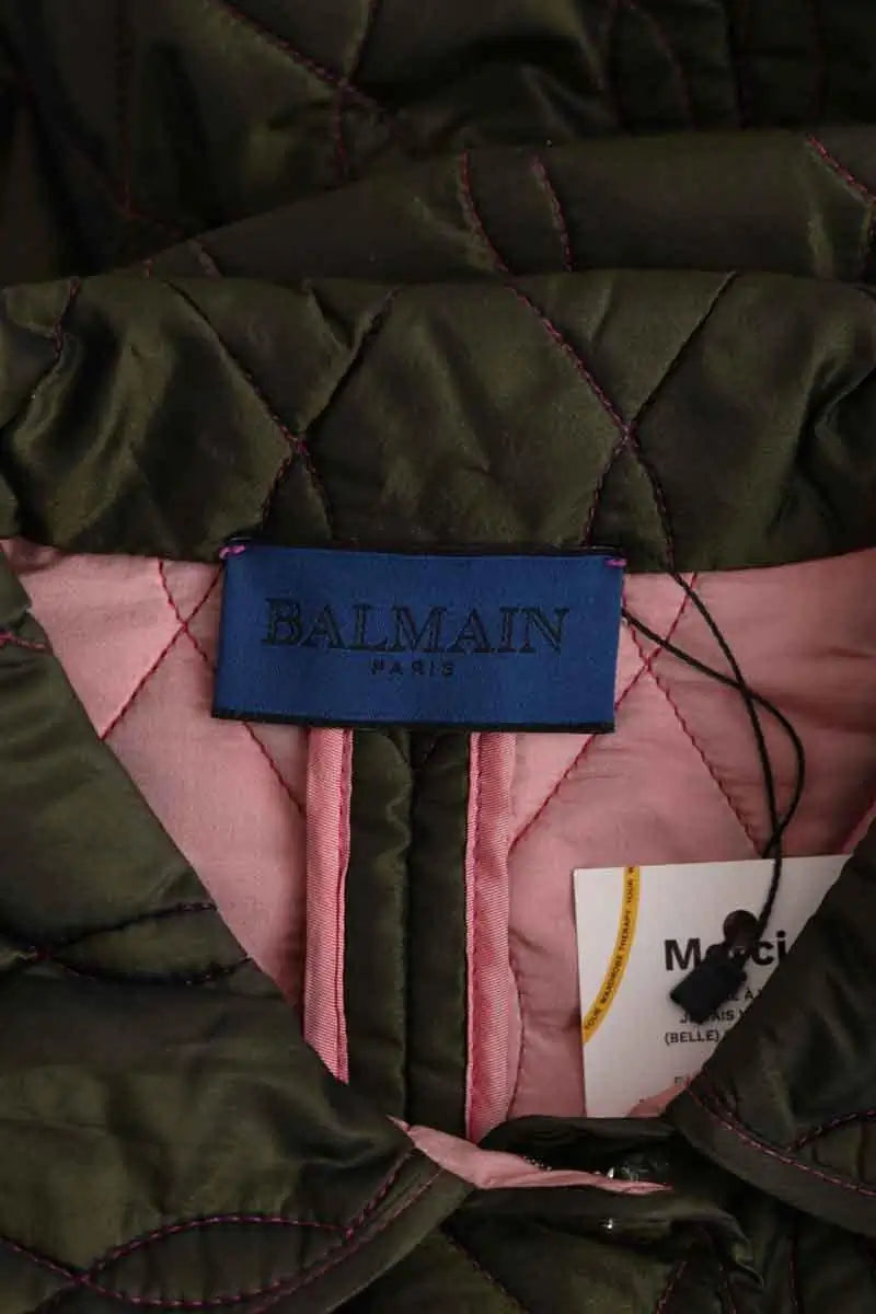 Veste Balmain Vert en Soie