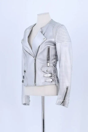 Veste Barbara Bui Argent en Cuir