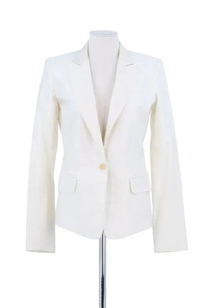 Veste Barbara Bui Blanc en Coton, taille XXS - Seconde Main