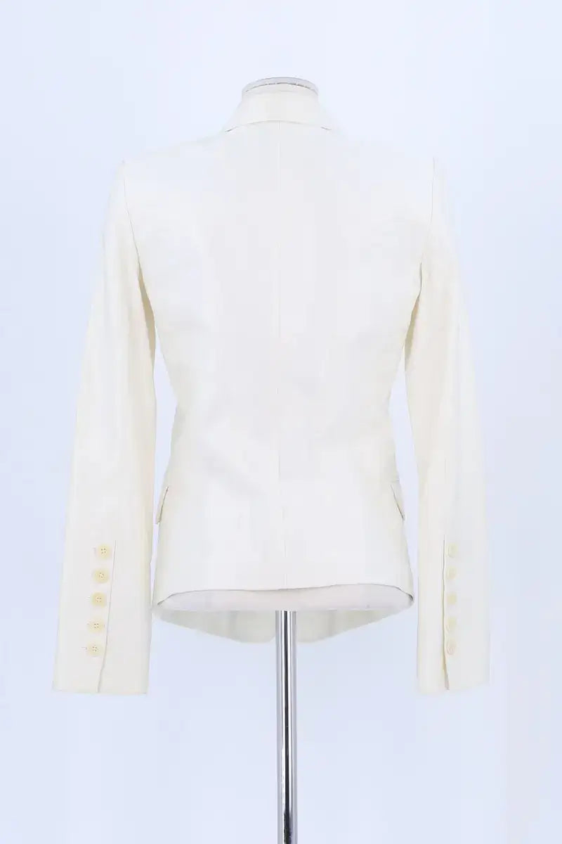 Veste Barbara Bui Blanc en Coton