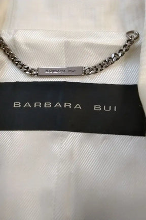 Veste Barbara Bui Blanc en Coton