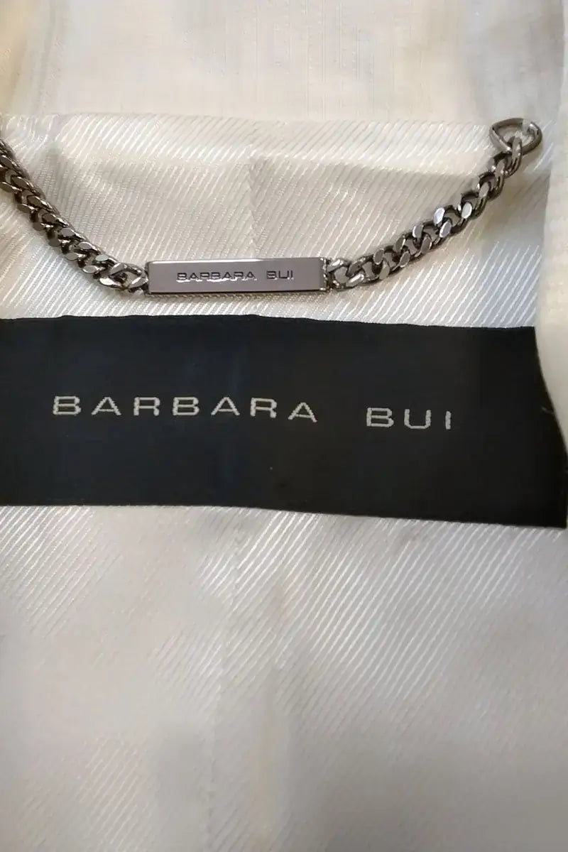 Veste Barbara Bui Blanc en Coton