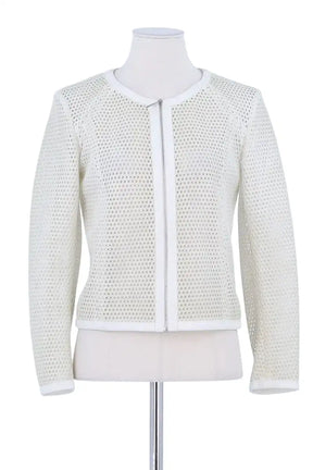Veste Barbara Bui Blanc en Synthétique, taille M - Seconde Main