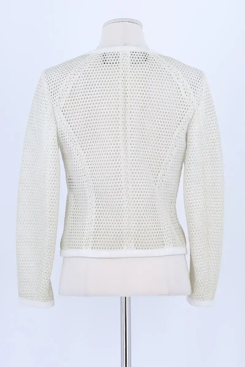 Veste Barbara Bui Blanc en Synthétique